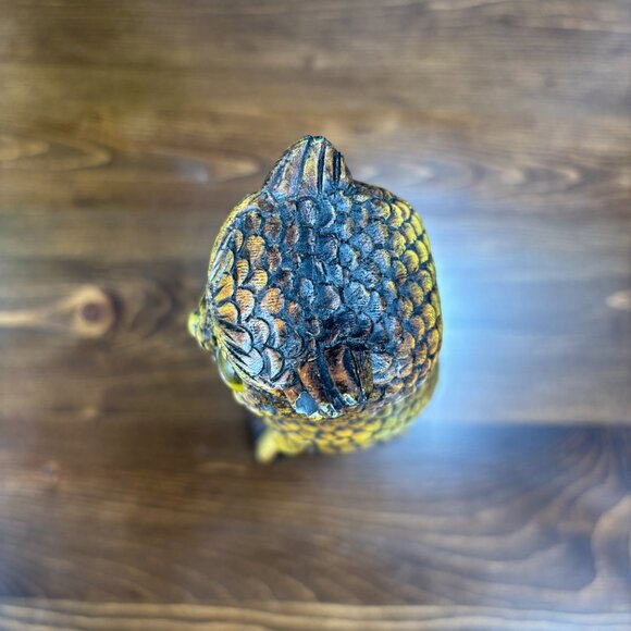 Vintage Pearlite Stone Owl Canadian Wildlife Home Decor - Picture 5 of 12